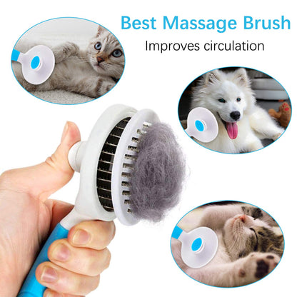 Pet Brush Comb – Removes Dog and Cat Hair for Grooming and Care