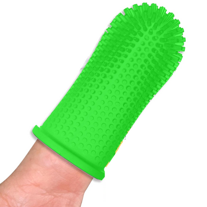 Soft Pet Finger Toothbrush – Nontoxic Silicone for Cleaning and Bad Breath