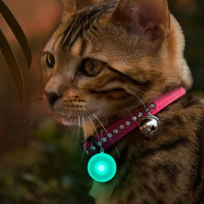 Silicone LED Pet Collar Pendant Waterproof Tire Shape Anti Loss Dog Pendant Soft Dog Night Safety Light For Cats Dogs