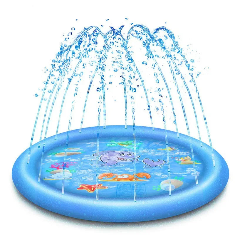 Foldable Dog Pool with Thickened Non-Slip Mat for Pets and Children