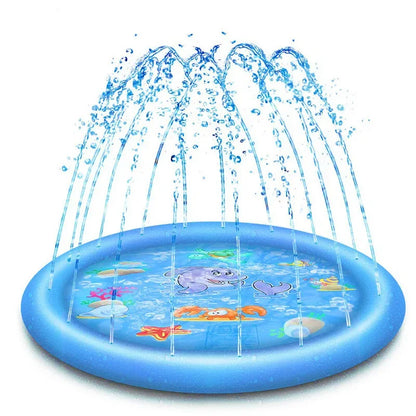 Foldable Dog Pool with Thickened Non-Slip Mat for Pets and Children