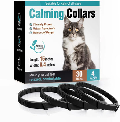 3/4 Pc Dogs Calming Pheromone Collars Pets Relieve Anxiety Adjustable Comfortable Collar For Puppy Kitten Large Dog Accessories