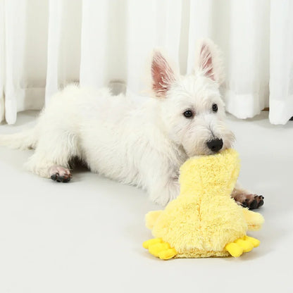 Interactive Dog Toy – Yellow Duck for Training and Play