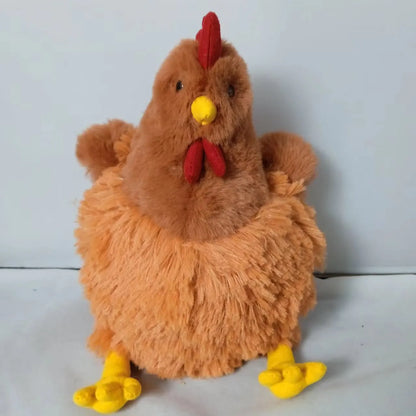 New Simulation Chicken Plush Toy Rooster Rooster Doll Children's Birthday Gift