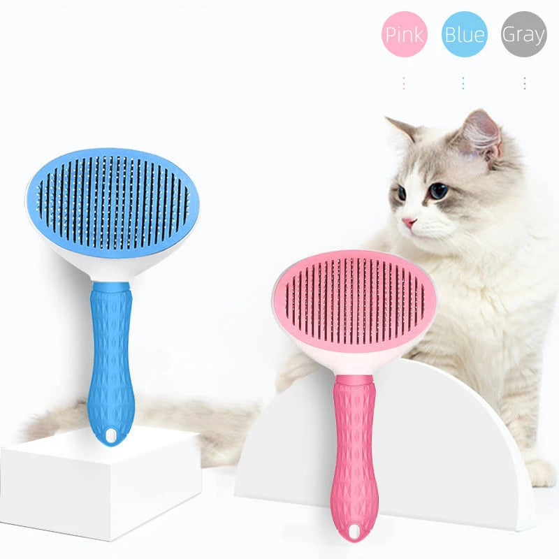 Pet Brush Comb – Removes Dog and Cat Hair for Grooming and Care