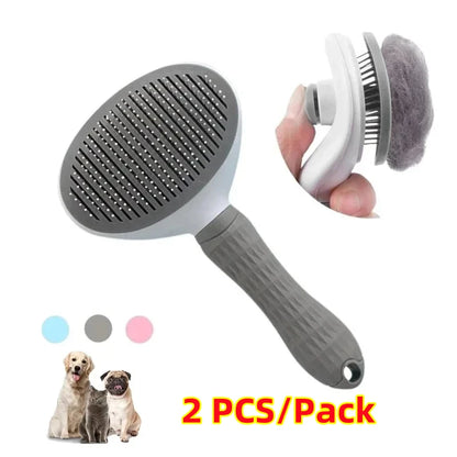 Pet Brush Comb – Removes Dog and Cat Hair for Grooming and Care