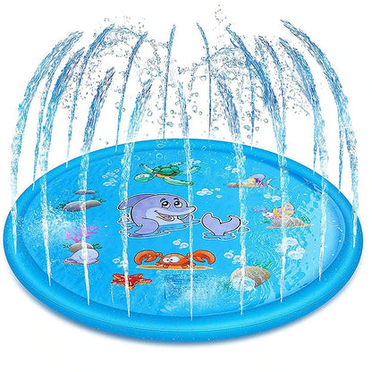 Foldable Dog Pool with Thickened Non-Slip Mat for Pets and Children