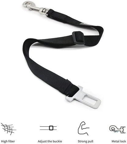 Adjustable Cat and Dog Seat Belt Safety Traction Collar Accessory