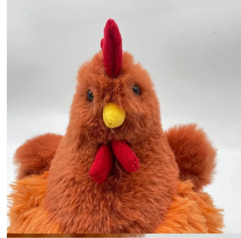 New Simulation Chicken Plush Toy Rooster Rooster Doll Children's Birthday Gift