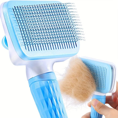 Dog Hair Remover & Cat Grooming Massage Brush – Shedding, Cleaning, and Bath Brush