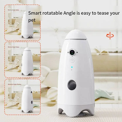 Intelligent Pet Feeding Device – WiFi Remote Control with HD Camera and Night Vision